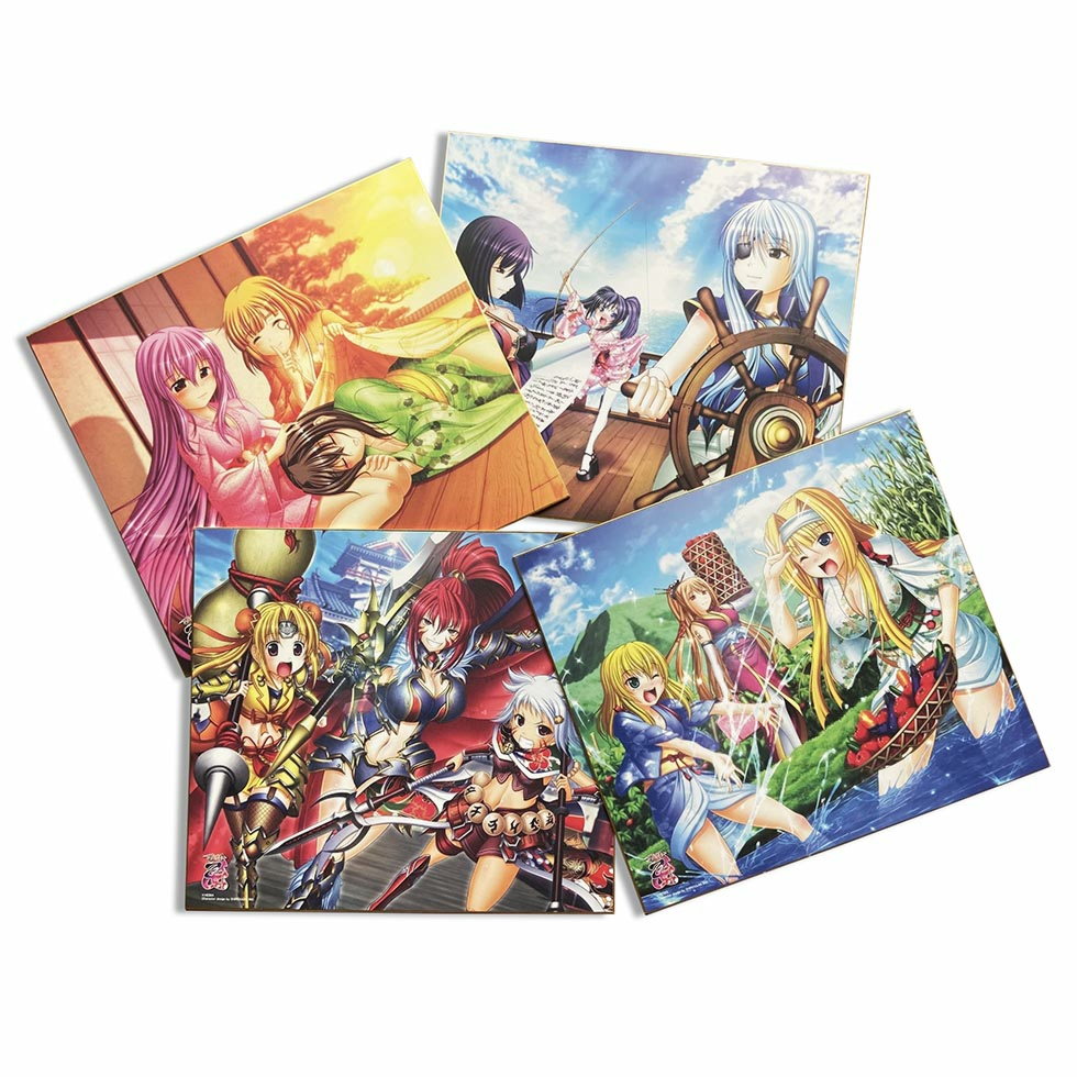 戦国乙女 復刻萌えカットイン色紙【流浪チーム】 | キュイン萌ーる
