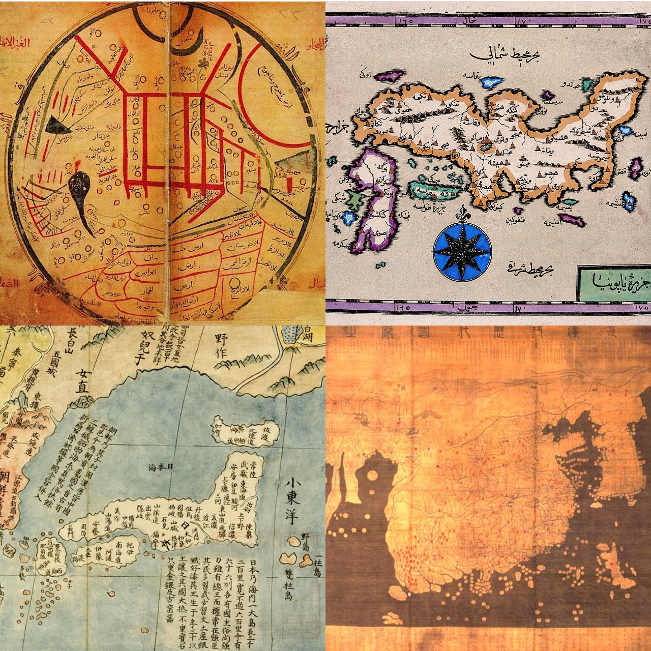 世界の古地図の中の日本① 〜イスラーム・東アジア編〜 | Map Freak