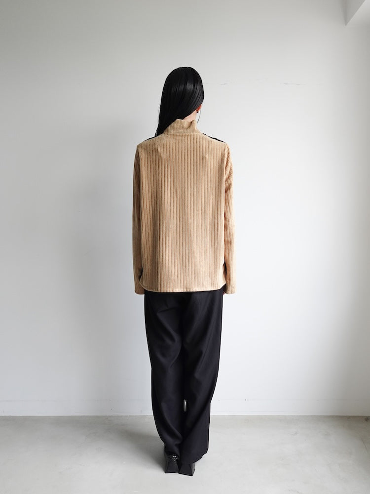 Fur Docking Zip Top｜ファー×コーデュロイトップス – MARTE