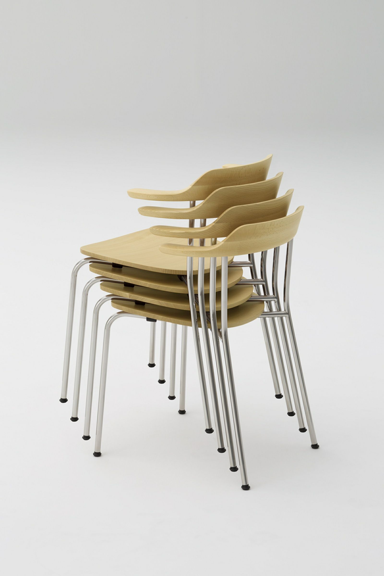 HIROSHIMAアームチェア（スタッキング・板座） | 【公式】マルニ木工