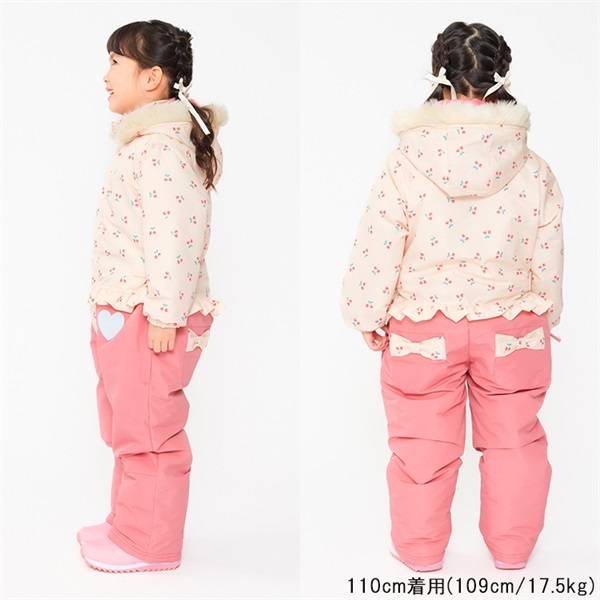 チェリー柄切替スノーコンビ スノー｜子供服・ベビー服の通販はこども