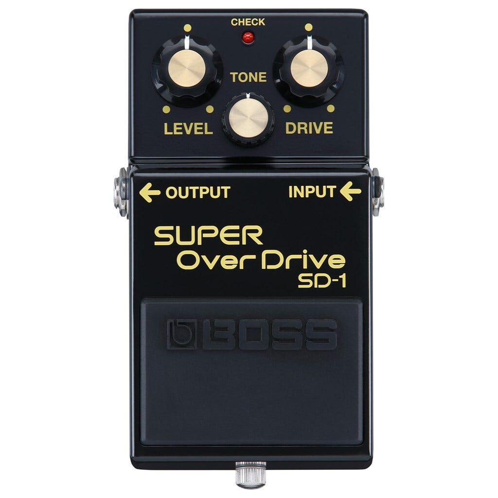 Boss Limited Edition SD-1 Super Overdrive 40th Anniversary Pedal