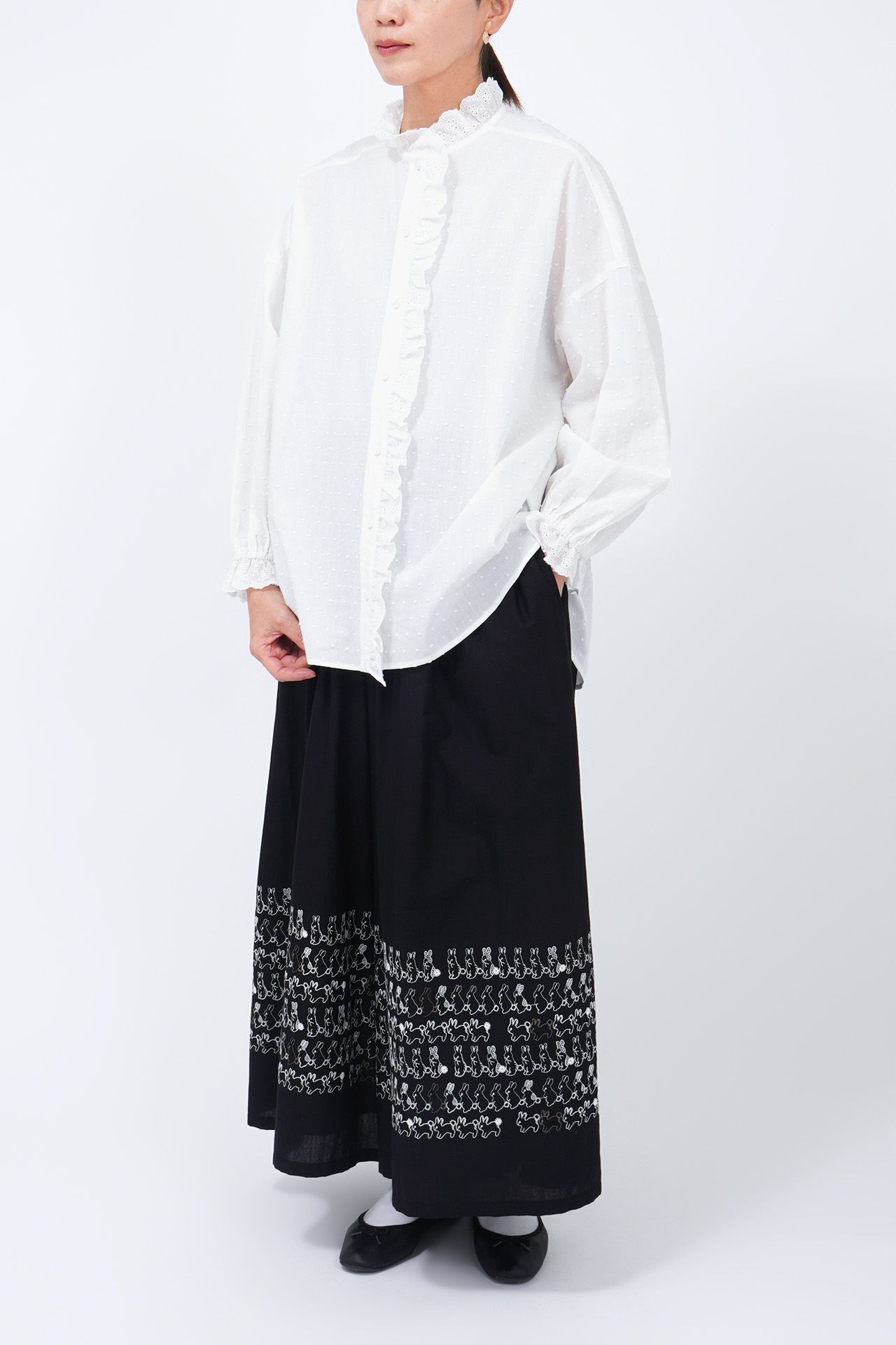 うさぎLOTS ハカマパンツ | marble SUD(マーブルシュッド)公式通販