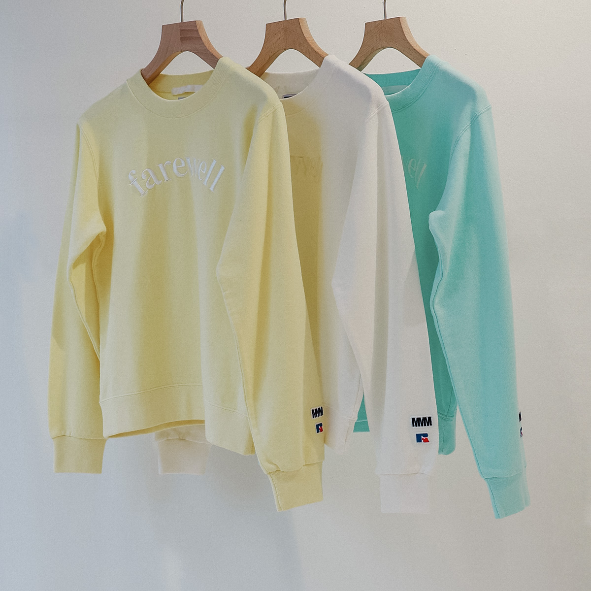 Bookstore sweat crew shirt -washed out- | 2024 Autumn Collection