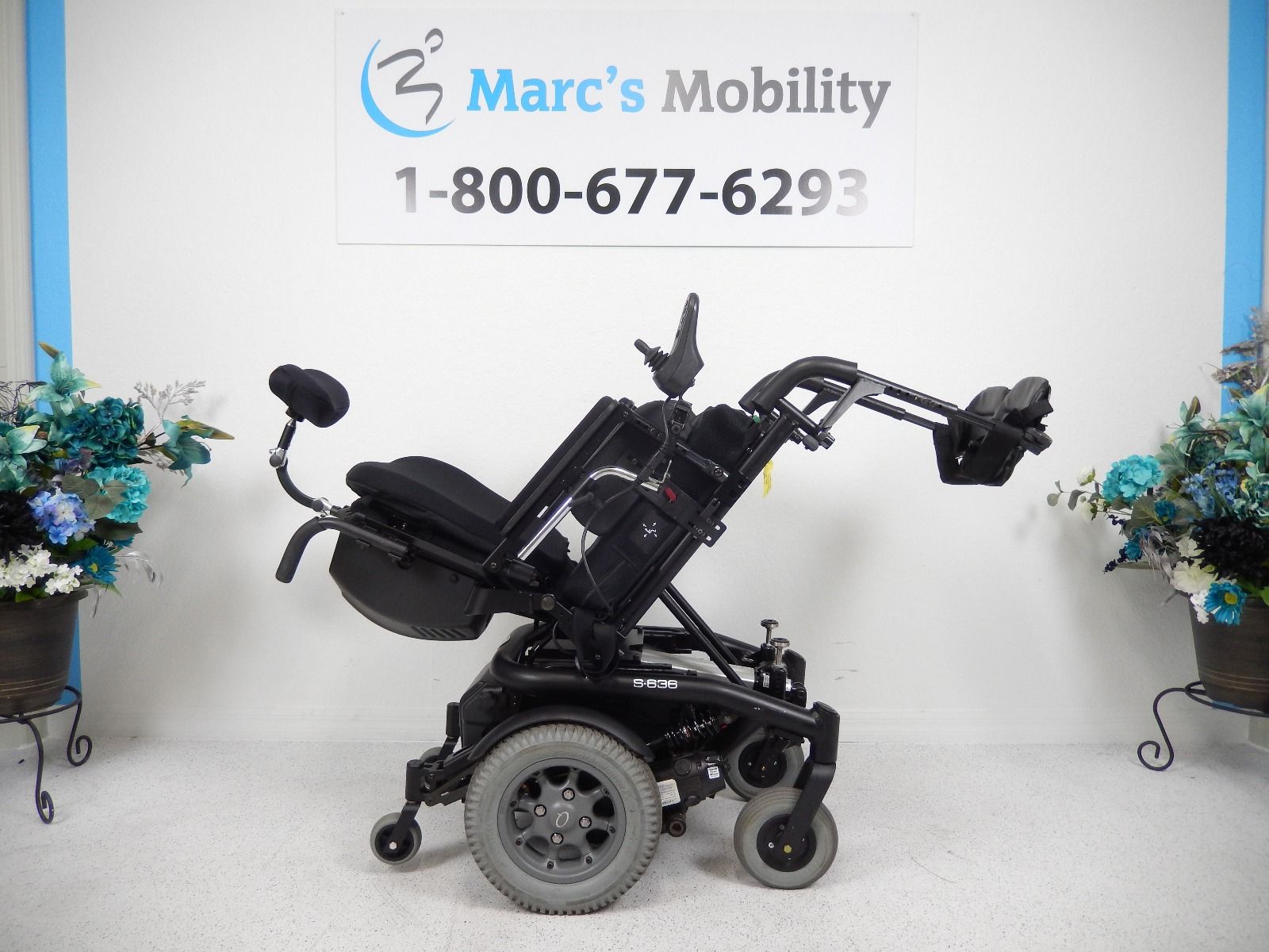 Quickie S-636 Powerchair - Electric Tilt and Recline #2594