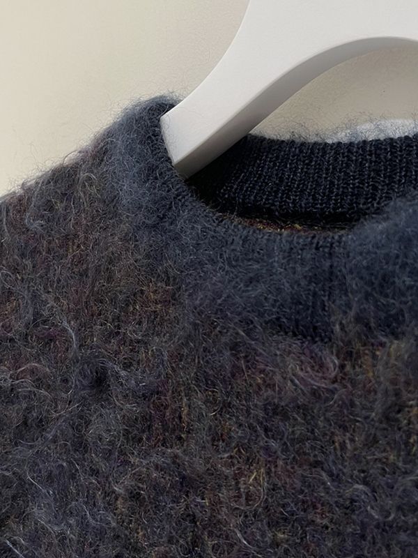 YOKE（ヨーク） 4color Jacquard Mohair Crewneck（4カラー ジャカード