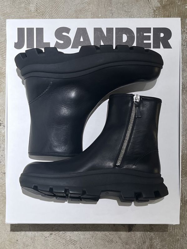JIL SANDER（ジルサンダー） カーフレザー サイドジップブーツ