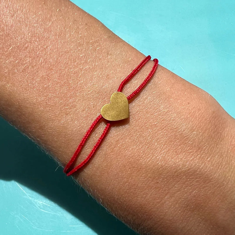 ハート” コード ブレスレット - マリーエレーヌ ドゥ タイヤック