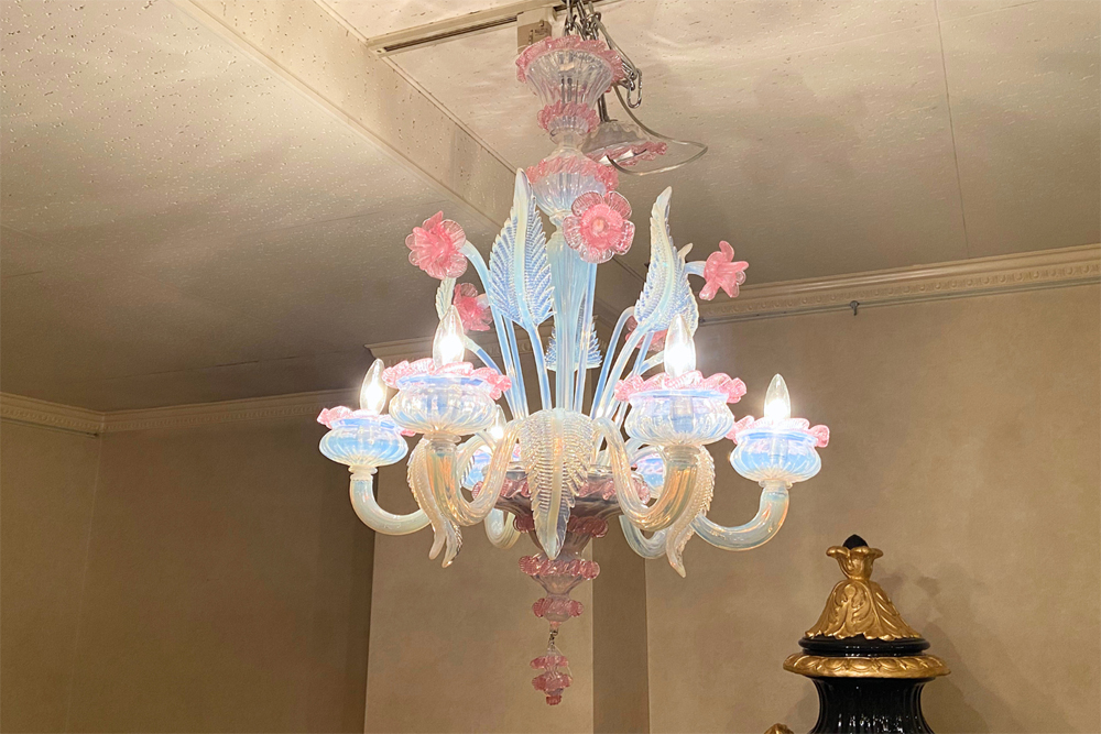 MAZZUCCATO ベネチアンガラス シャンデリア6灯 | VITA DOLCHE TOKYO