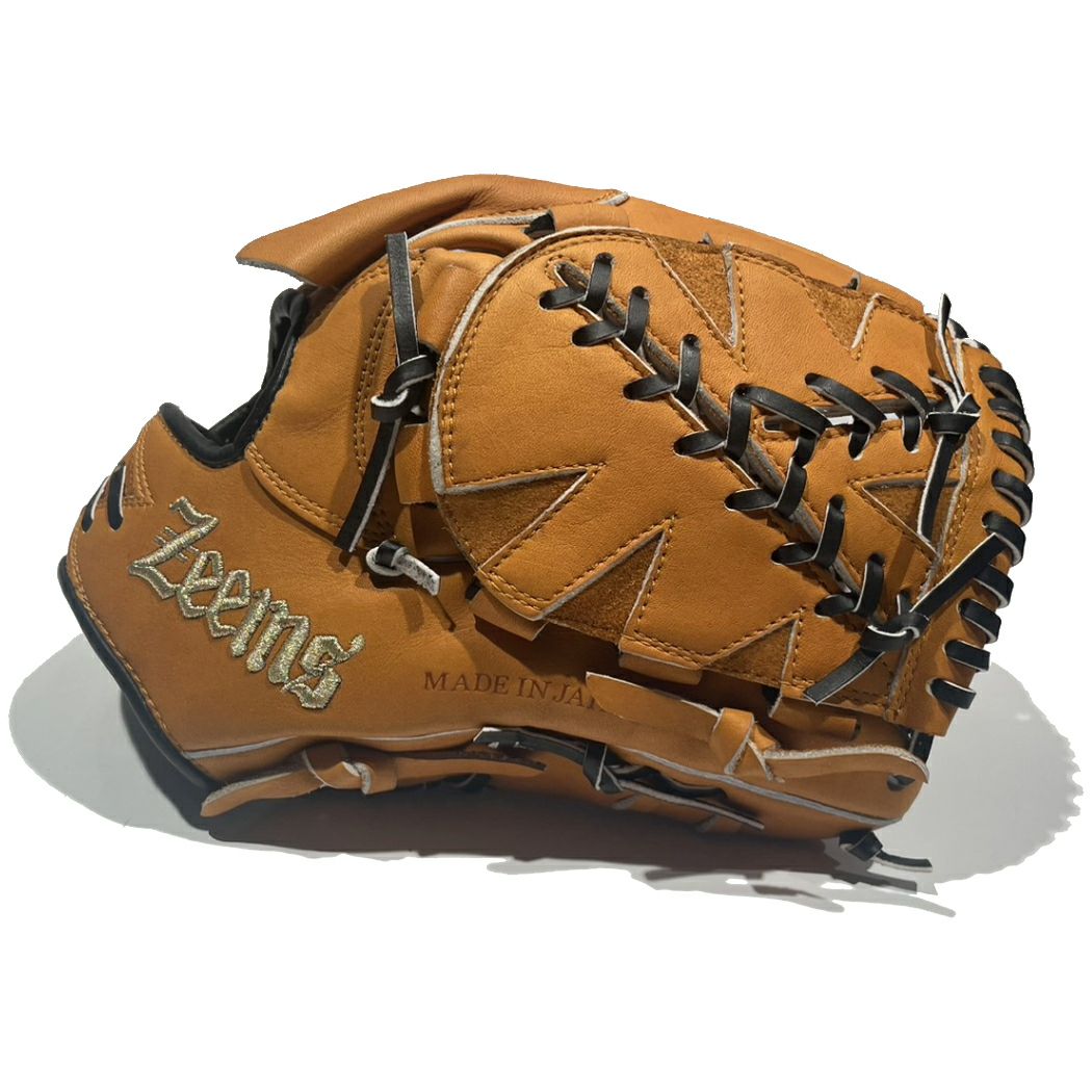 ジームス Zeems 限定 軟式用グラブ 投手用 三方親 ZEEMSロゴマーク PB