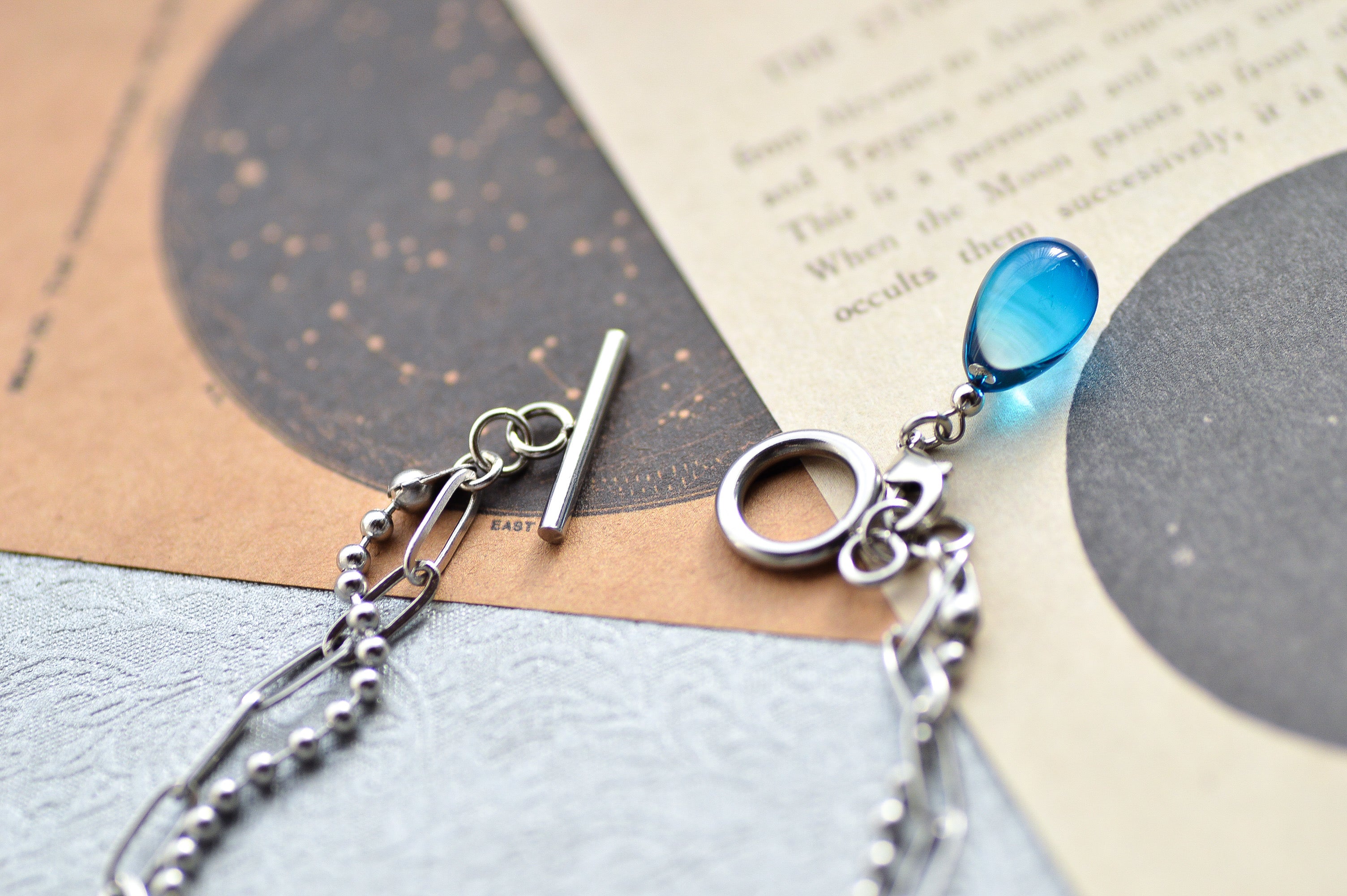 夜の雫2連ブレスレット – 宙フェス夜市