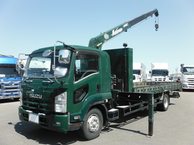 いすゞ フォワード 増トン 平ボディ（クレーン付） QKG-FTR34T2 (32764