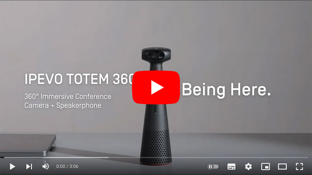 Introducing IPEVO TOTEM 360, The Immersive 360°Conference Camera +