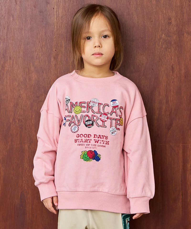 TIME SALE】【別注】フルーツオブザルーム プリントトレーナー