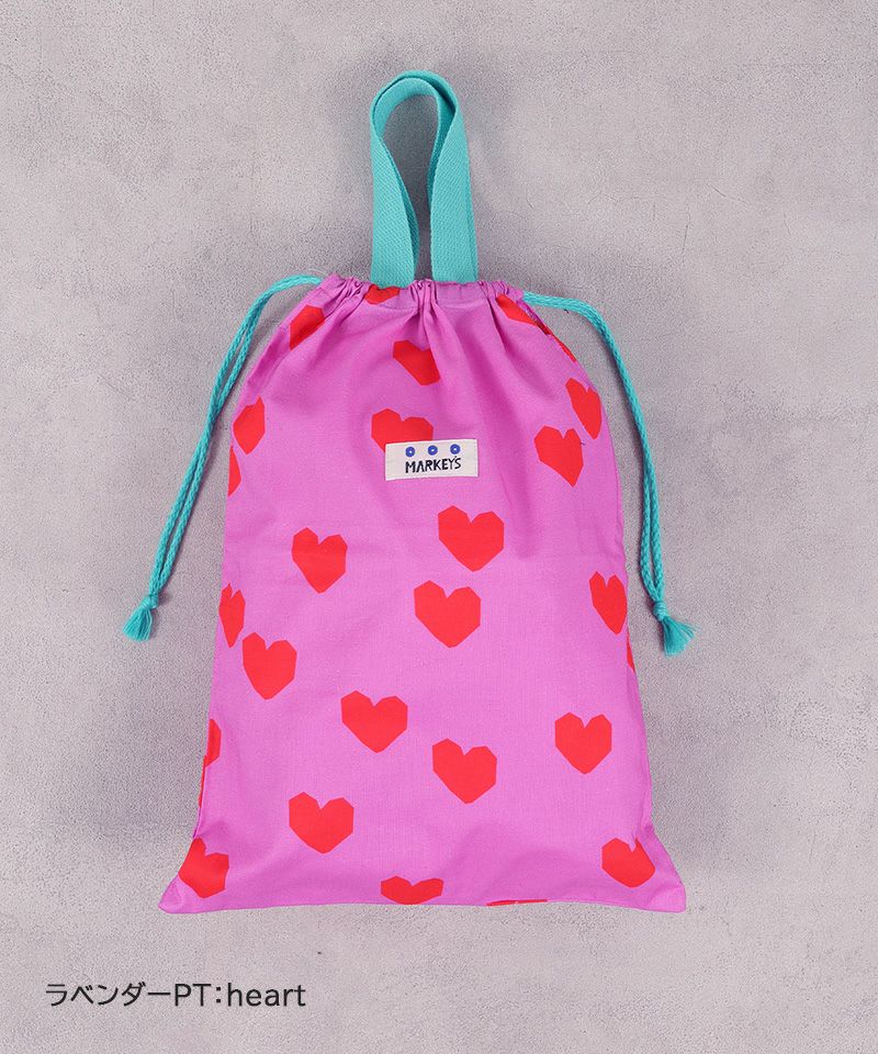 ゆきんこ】/thoroughbredサラブレットネイビー/巾着Lサイズショル