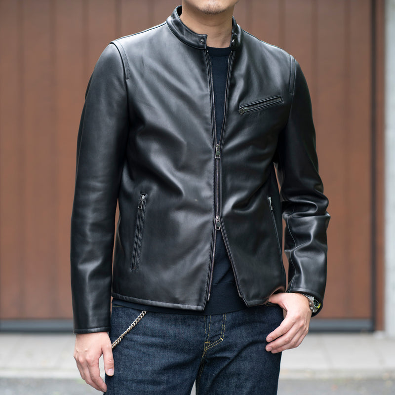 MOLEC（モレック）プロンジェラムレザー シングルライダース