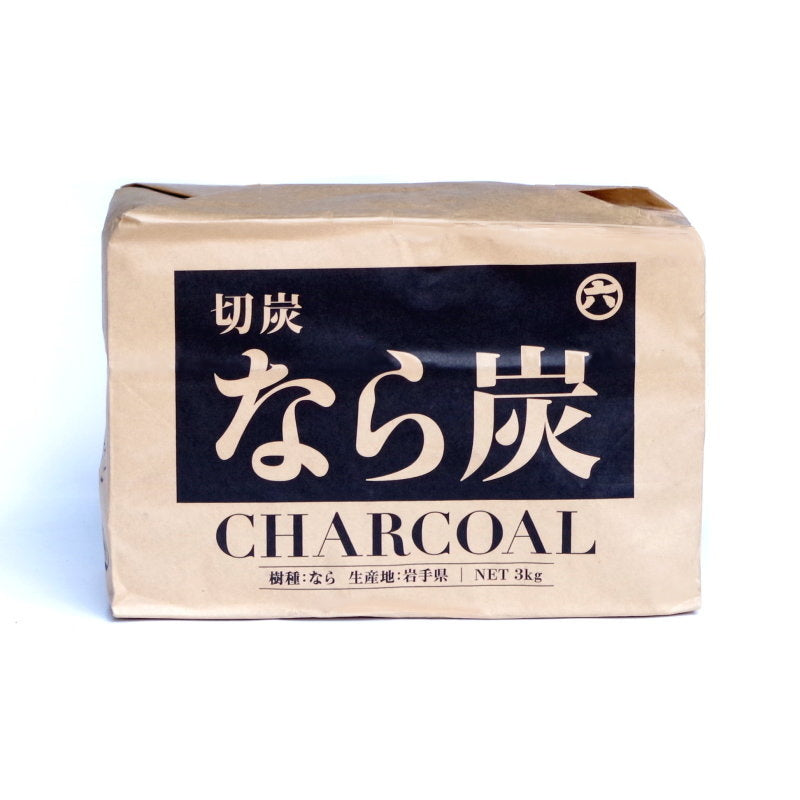 なら切炭3kg（岩手県産） – 【炭・燃料の専門通販】+炭STYLE 増田屋