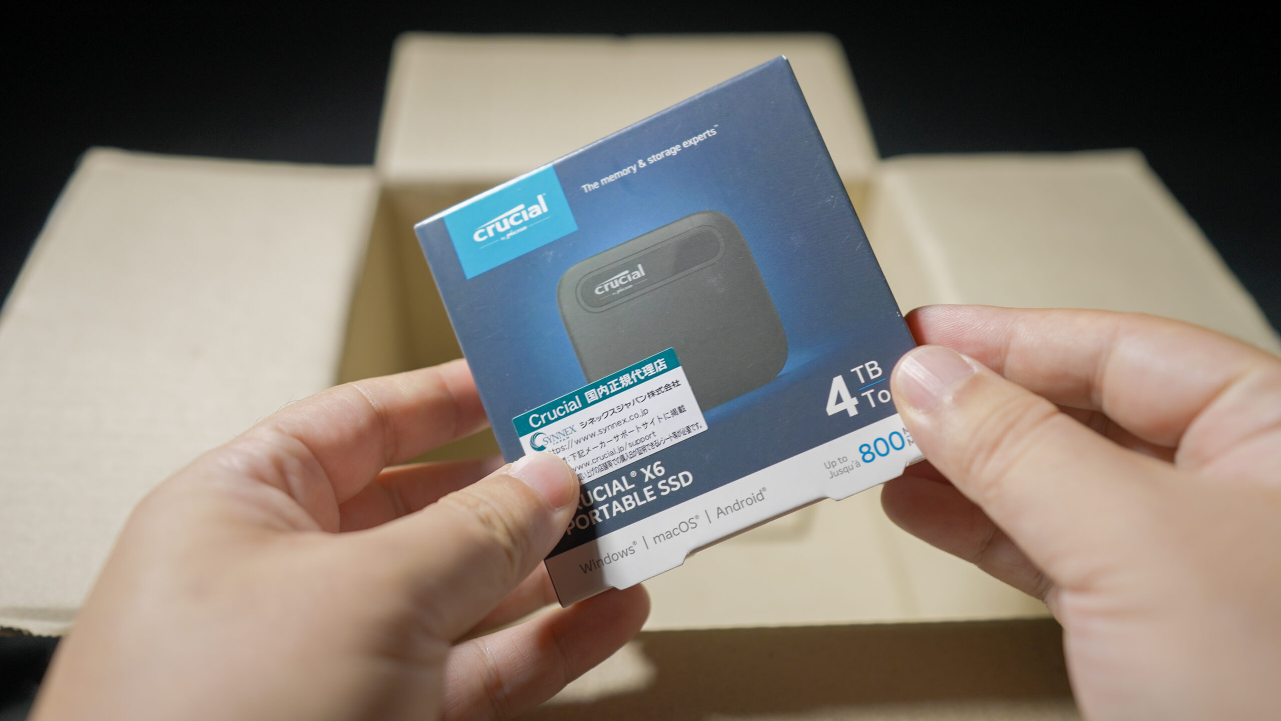 意外な結果？！】ポータブルSSD 速度対決｜CRUCIAL X6 4TB vs Sandisk