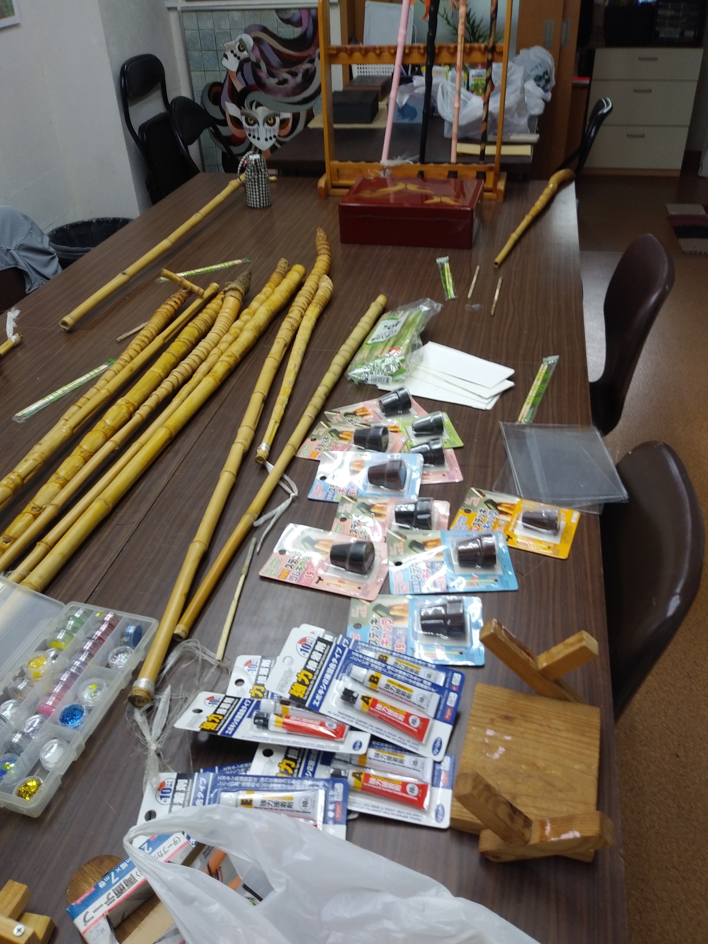 布袋竹で杖作り: 手作り TOY BOX