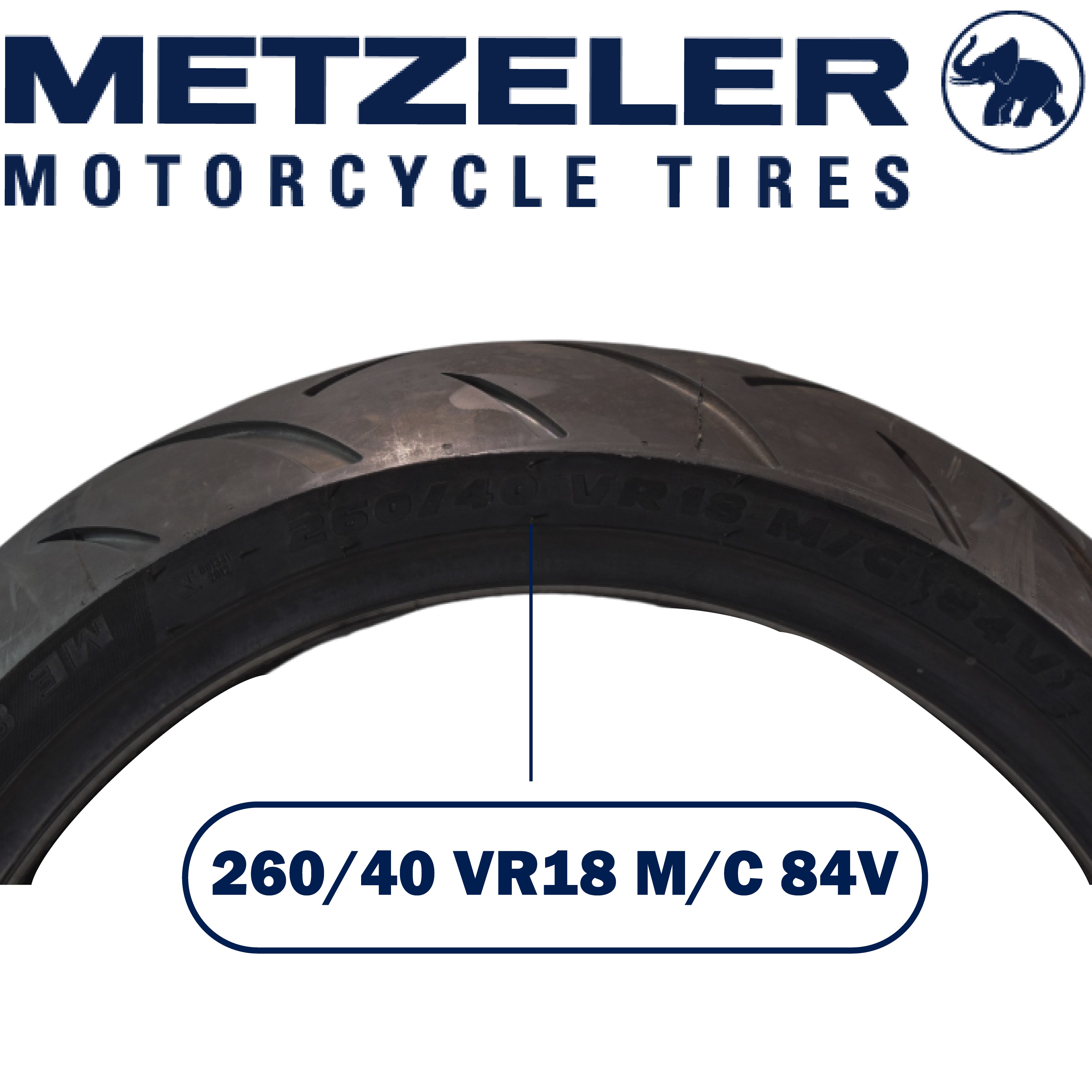 Metzeler ME 888 Marathon Ultra Rear 260/40R18 84V Motorcycle Tire