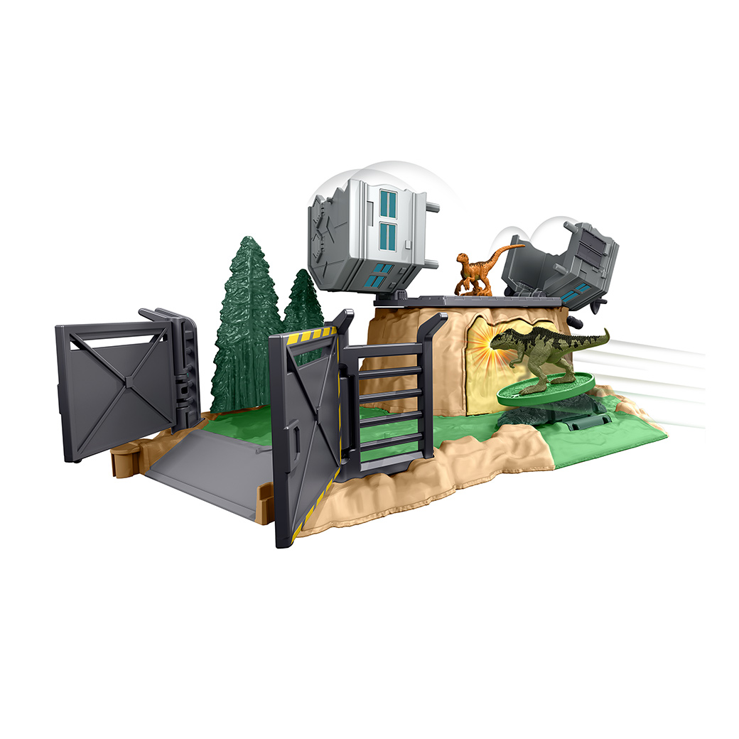 ジュラシック・ワールド ミニフィギュアプレイセット 大暴れ！ギガノト