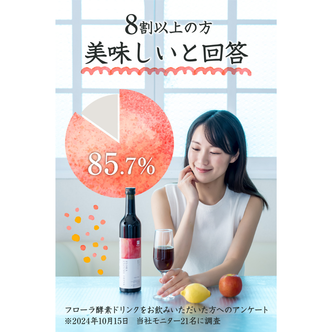 フローラ酵素ドリンク｜腸内環境と健康サポート