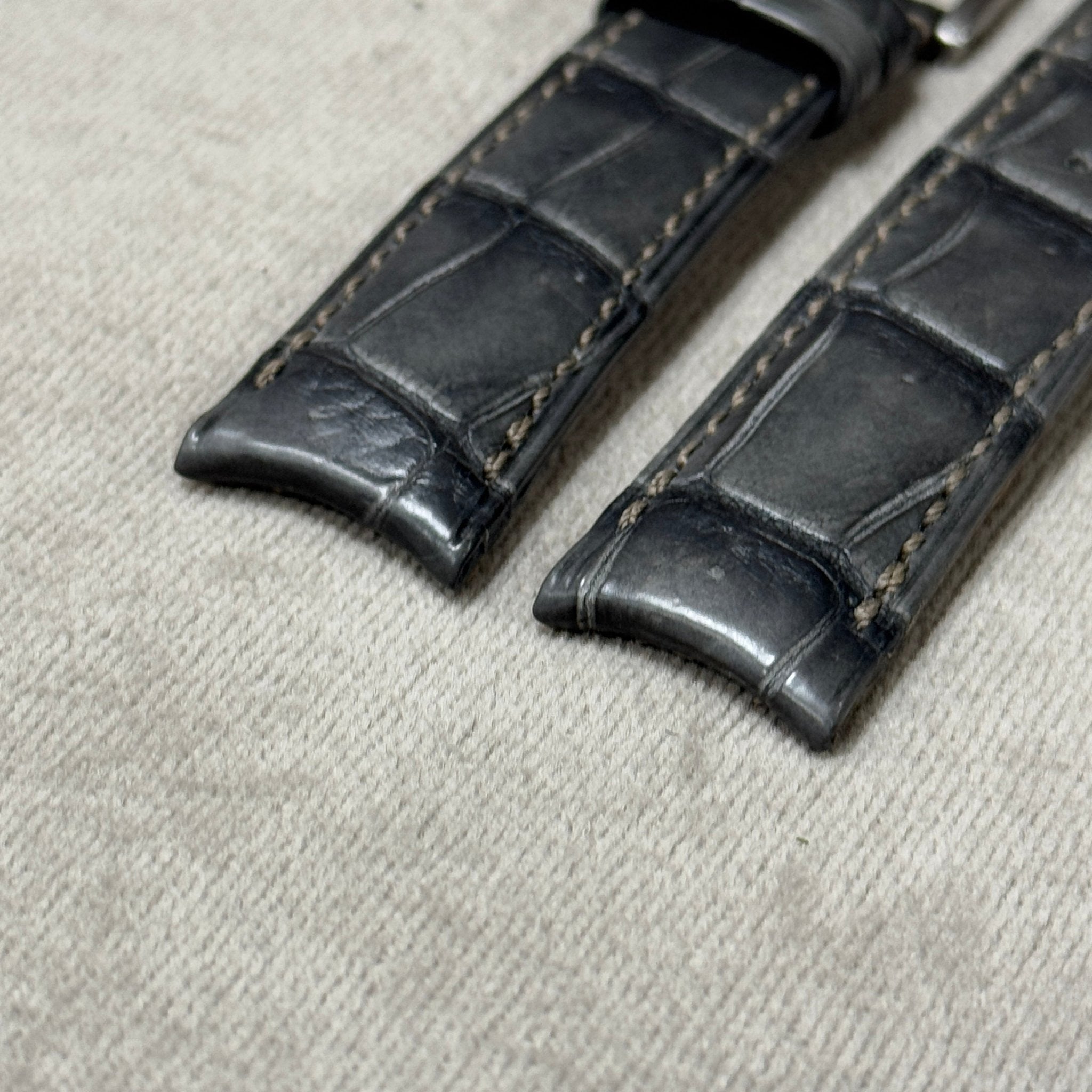 墨染クロコダイル｜ヘリ返し｜19-18mm – 松下庵