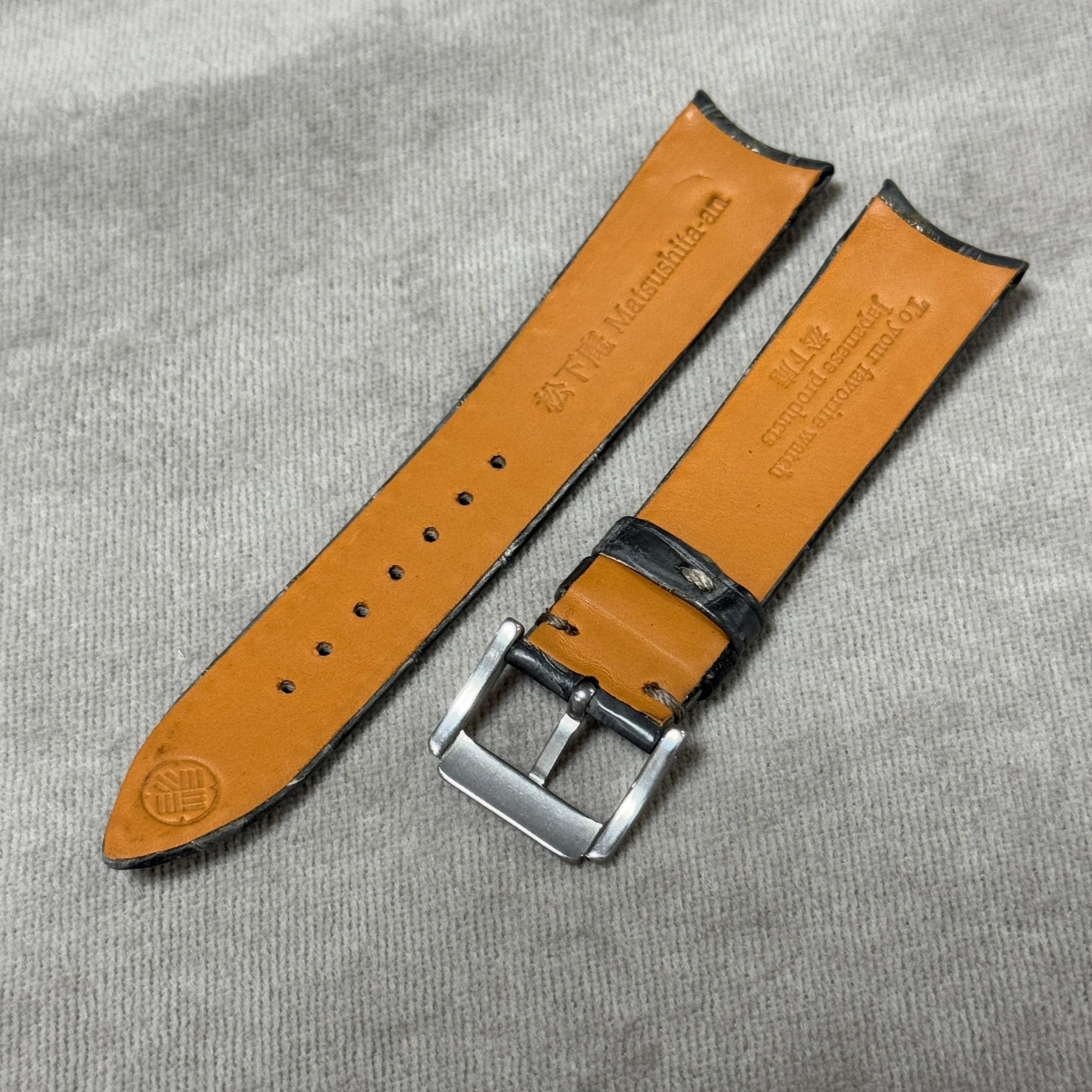 墨染クロコダイル｜ヘリ返し｜19-18mm – 松下庵