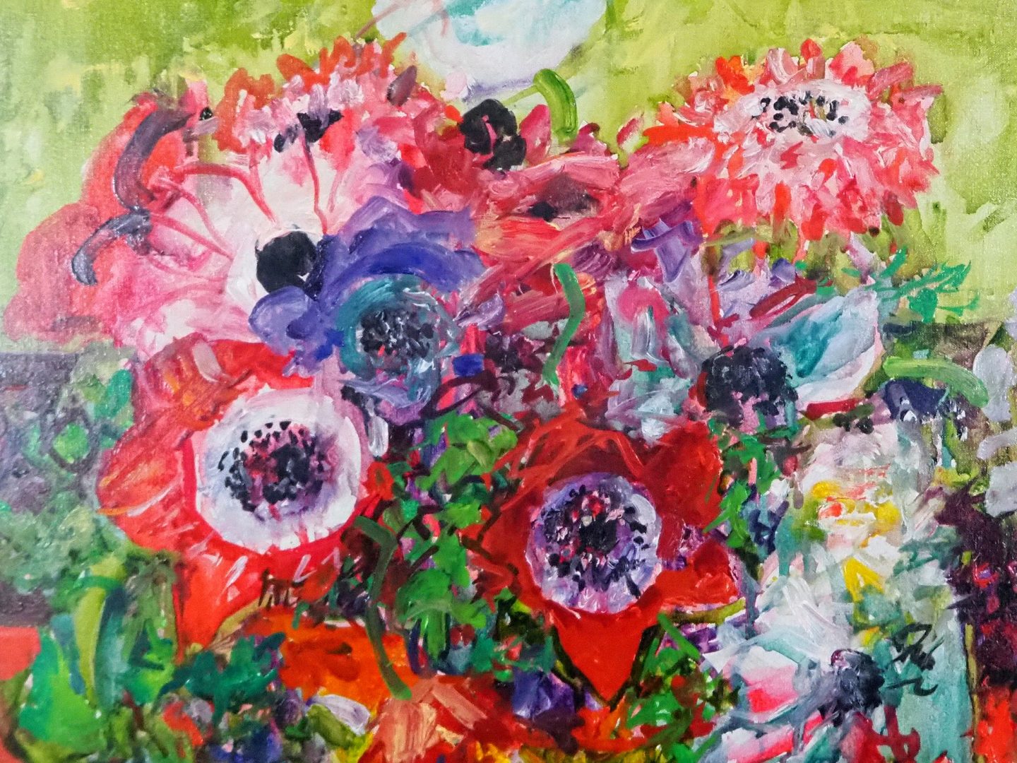 宮本三郎／花 6号｜美術品の販売｜株式会社 松沢美術