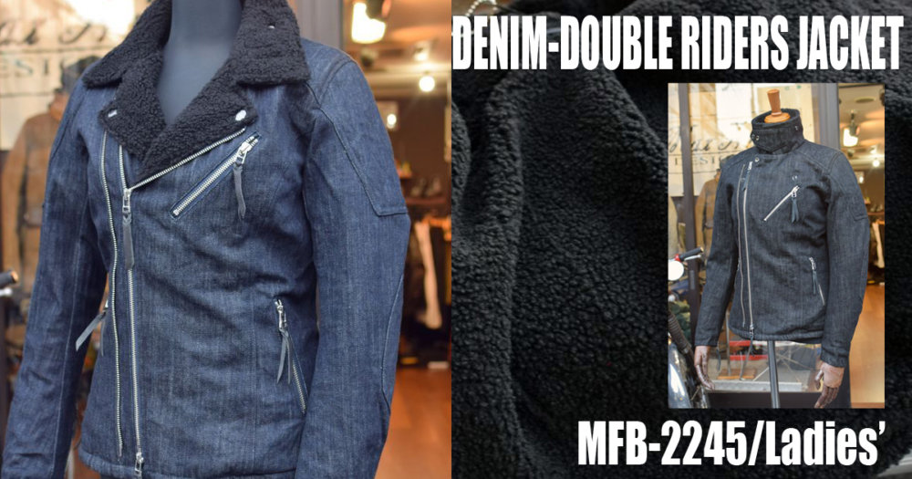デニムダブルライダースジャケット/レディース限定 | マックスフリッツ