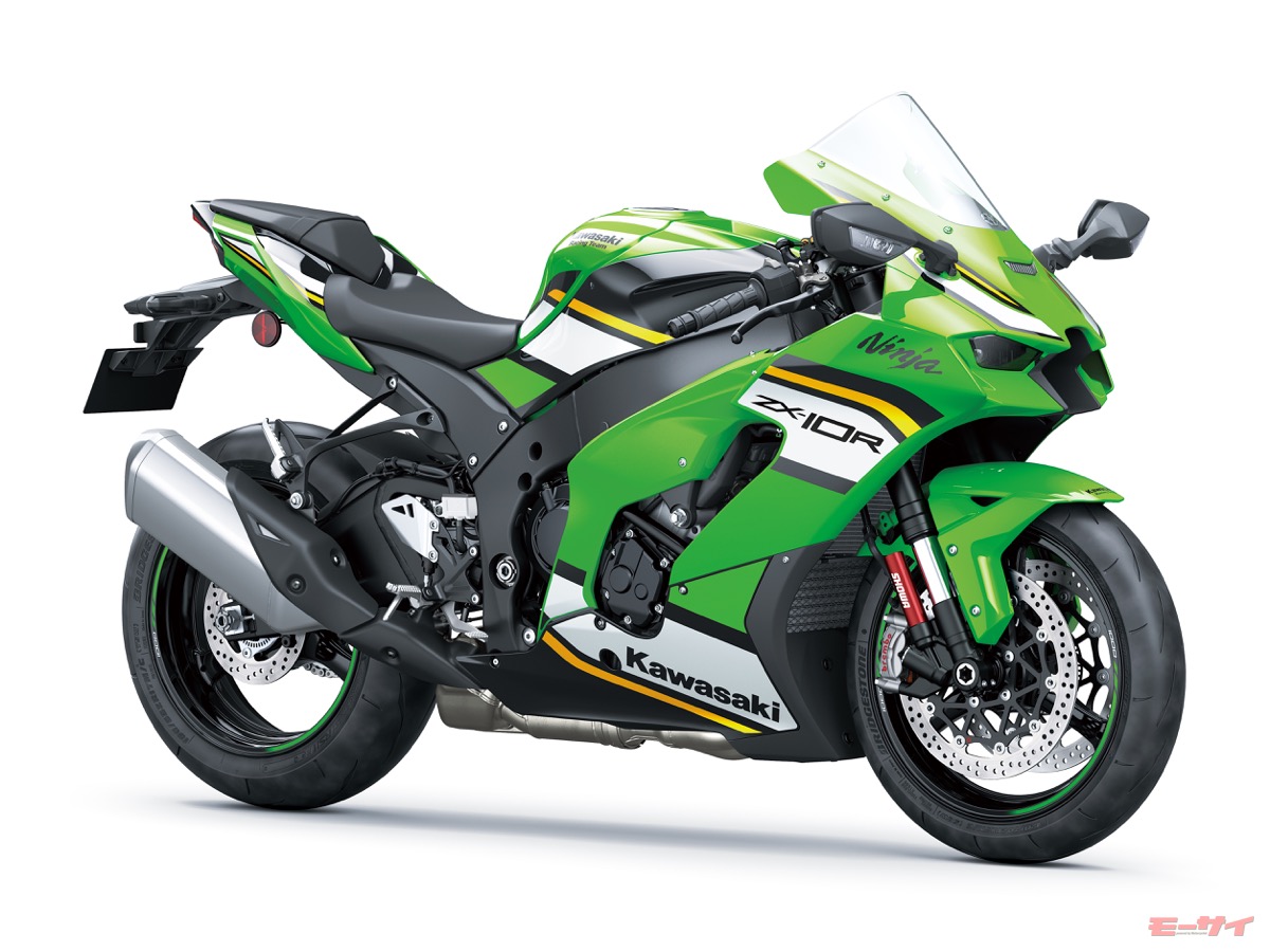 Ninja ZX-10R」は黒さをアップの色変更！同「KRT EDITION」は白と黄色