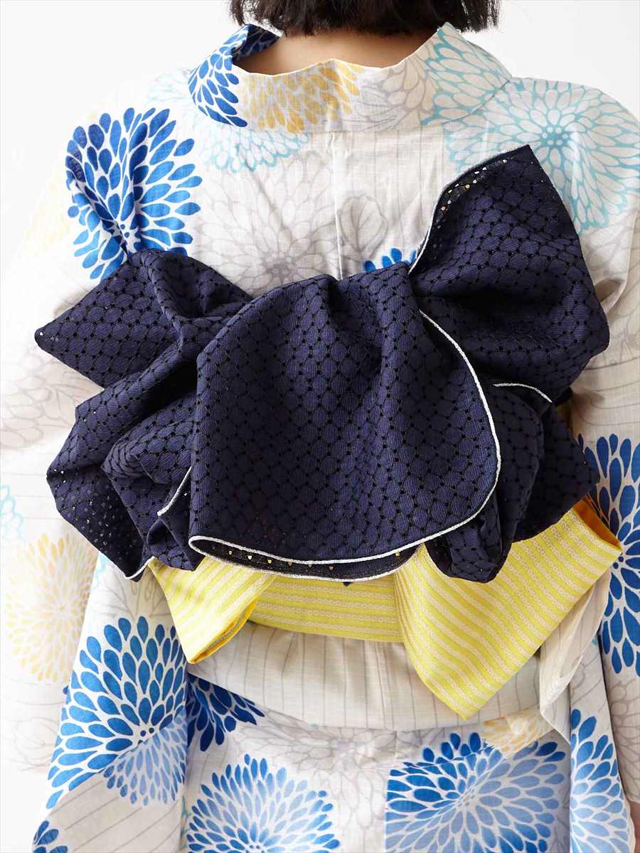 残りわずか】へこ帯「サークルレースヘコ」(FREE ネイビー): ふりふ