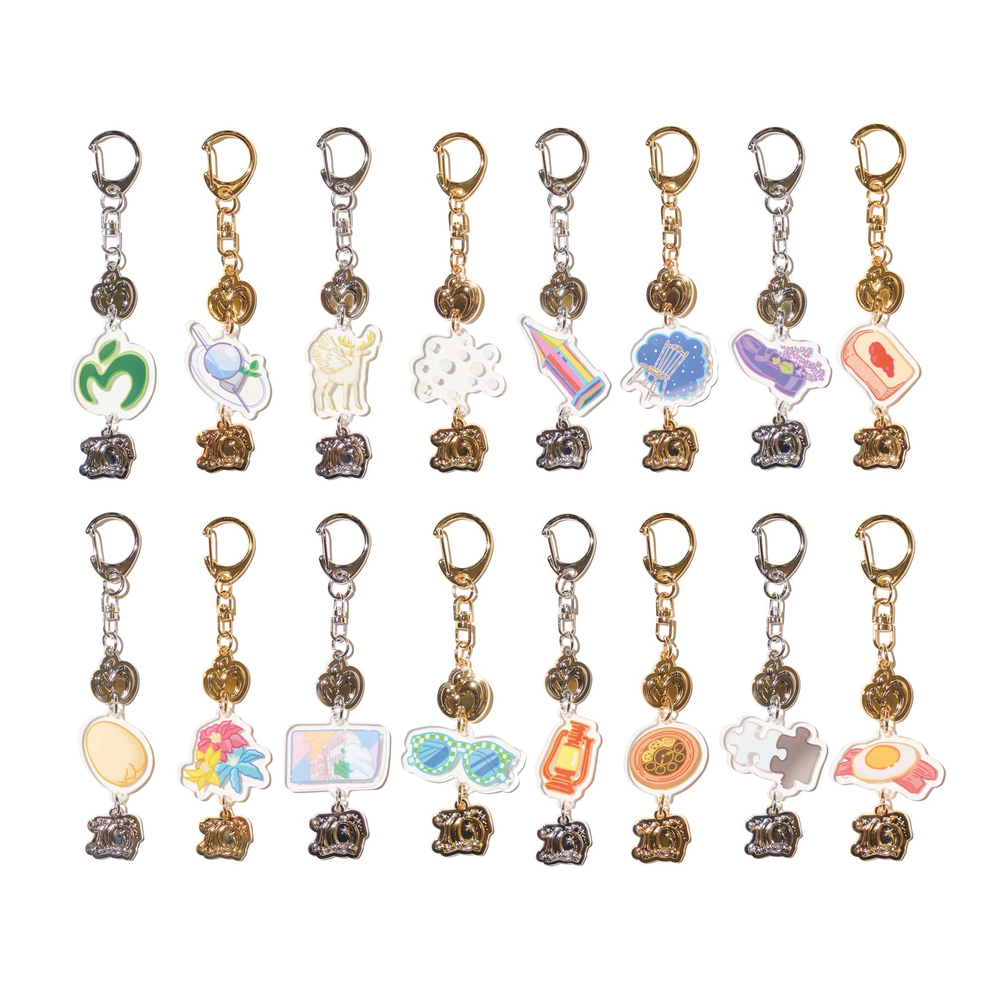MAGICAL 10 YEARS LANDMARK ランダムチャームキーホルダー(全16種