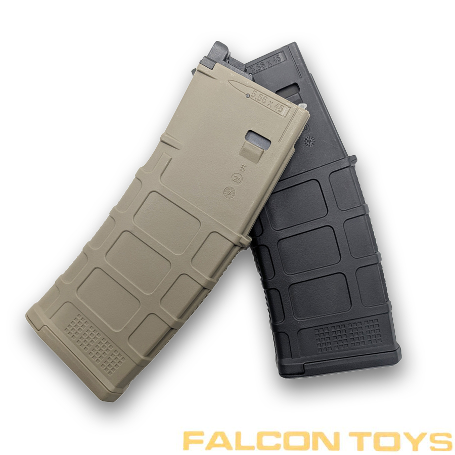 Falcon Toys 東京マルイ MWS用 P-MAG Gen3 ガスマガジン (BK／FDE