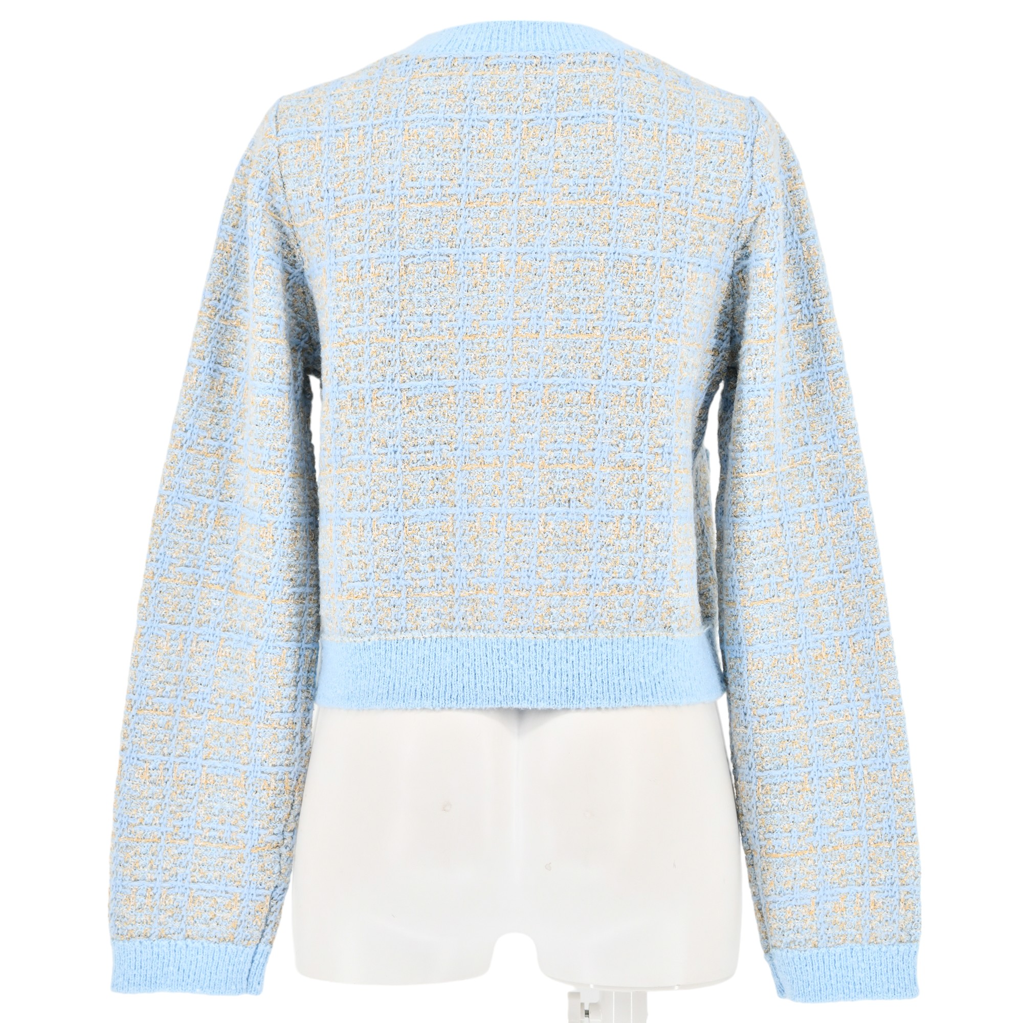 LILY BROWN/リリーブラウン]ツイードニットカーディガン（ジャケット