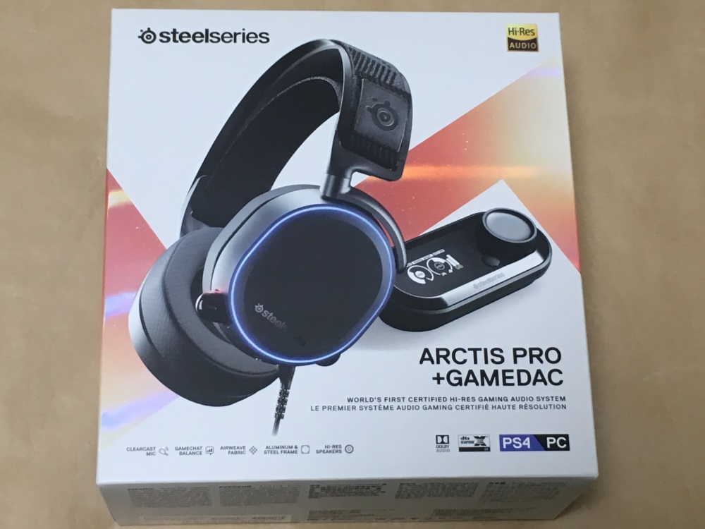 SteelSeries Arctis Pro + GameDACをレビュー！ハイレゾ対応の