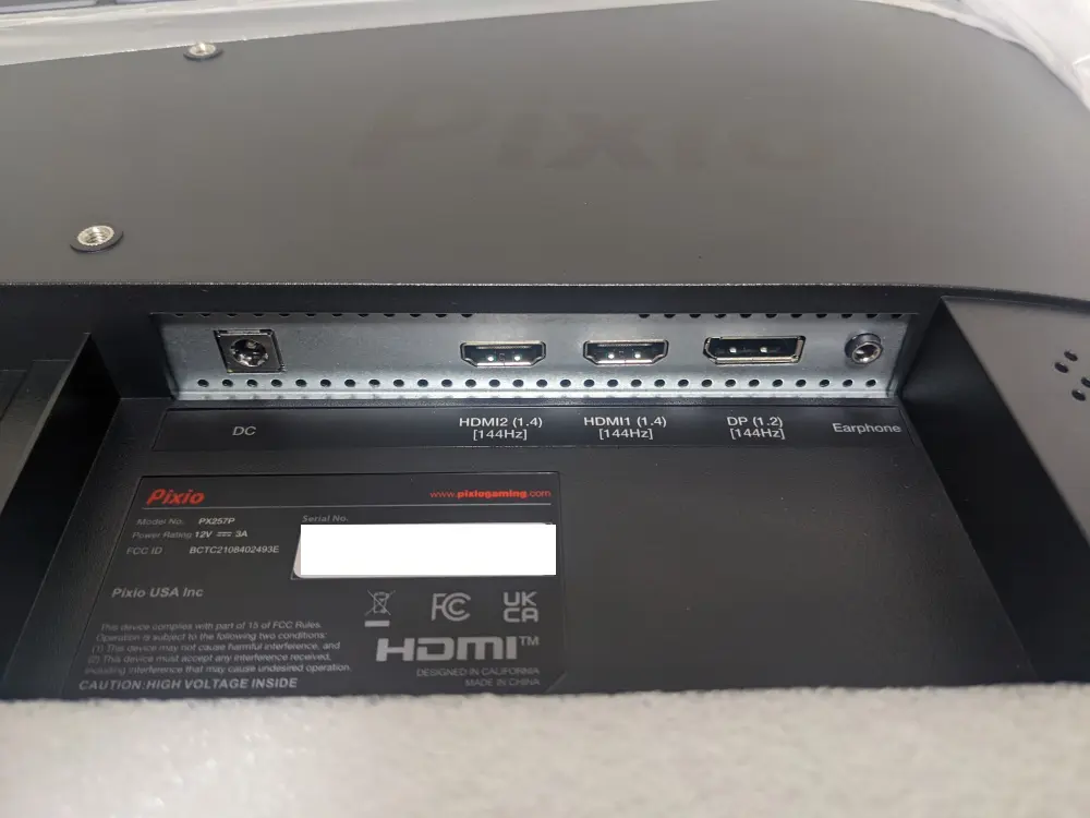 Pixio PX257 Primeのレビュー！フルHD+144Hzのゲーミングモニター