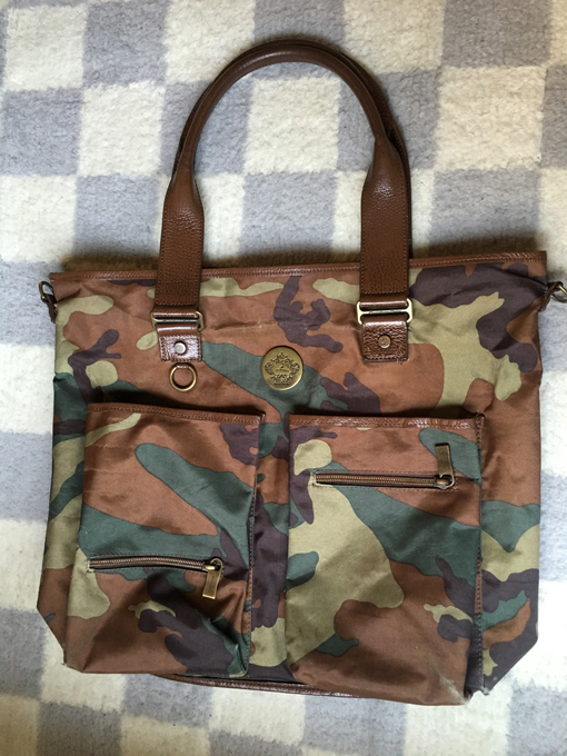 オロビアンコ迷彩柄2WAYトートバッグを5年愛用した使用感をレビュー