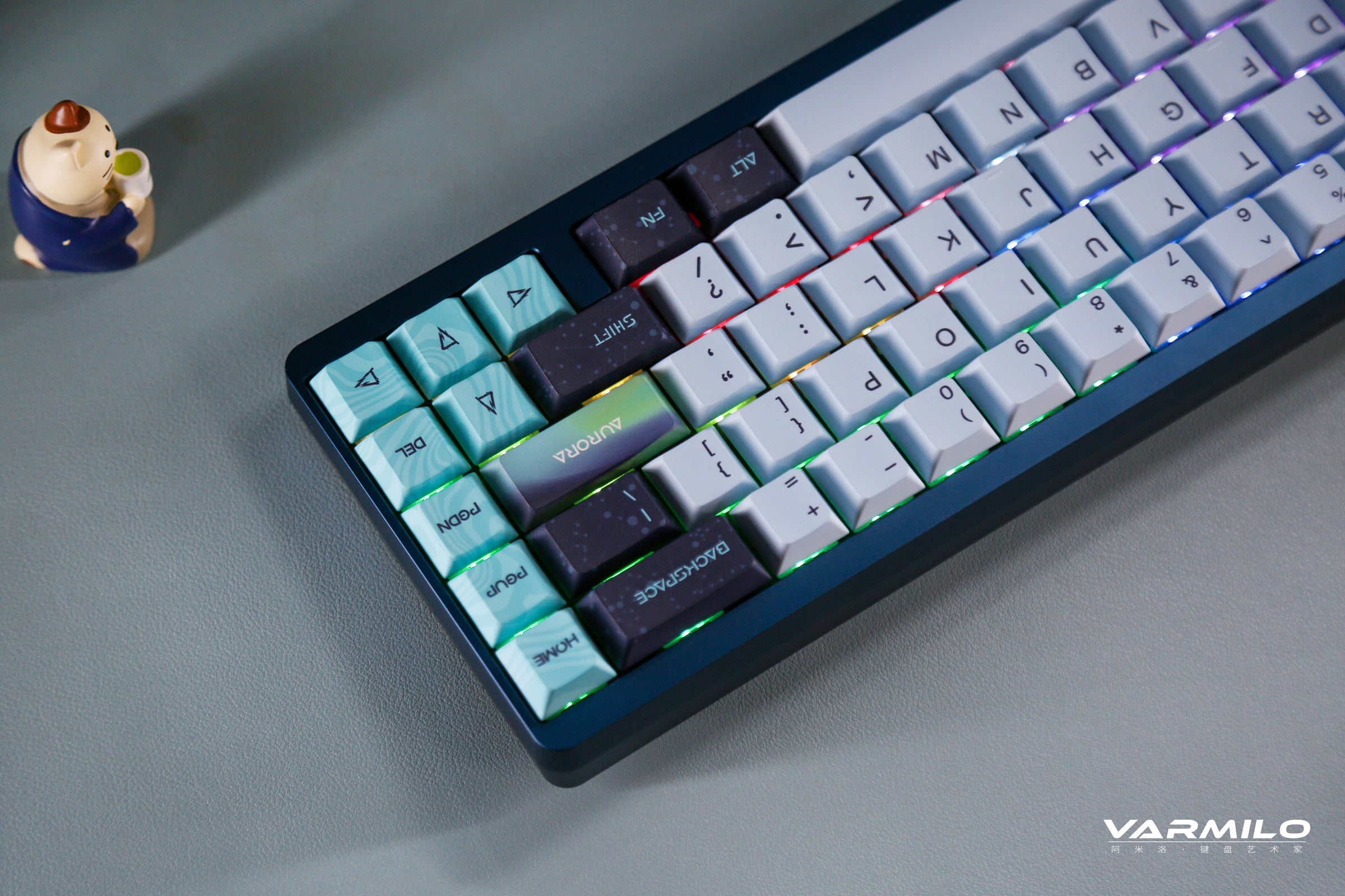 Varmilo Muse65 HE Aurora 8K Aluminum 65% RGB Keyboard
