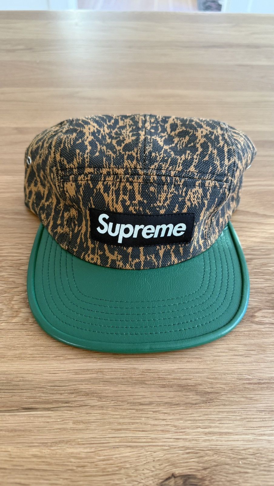 Supreme Leopard Camp Cap | Grailed