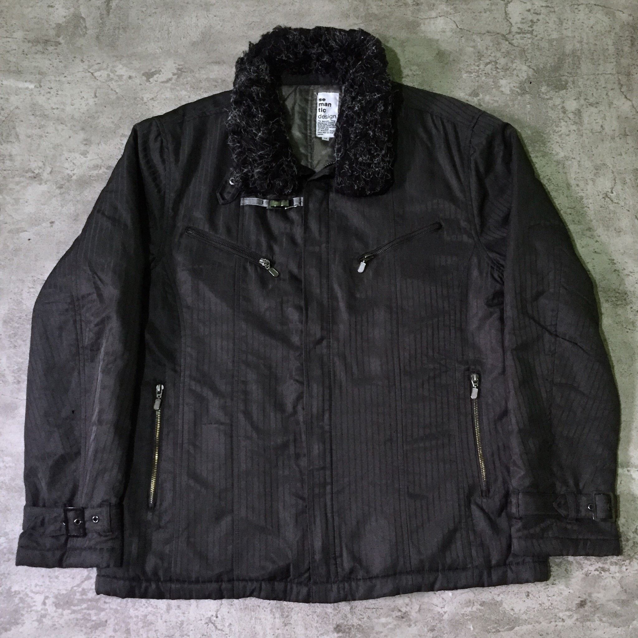Semantic Design Fur Jacket | Grailed