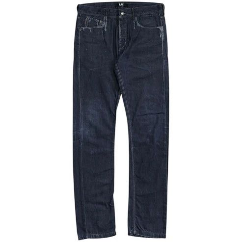 Raf by Raf Simons Raf by Raf Simmons- Waxed/ Coated Denim Pants