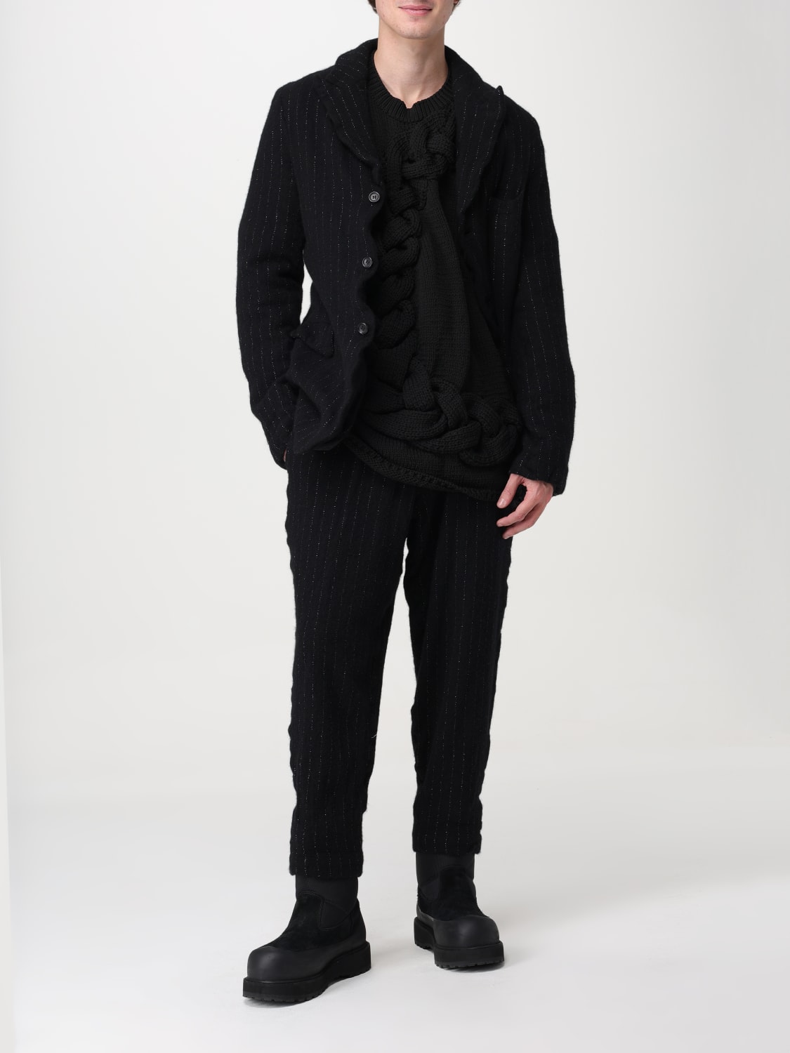 Comme Des Garcons Homme Plus セーター メンズ - ブラック | PLN009