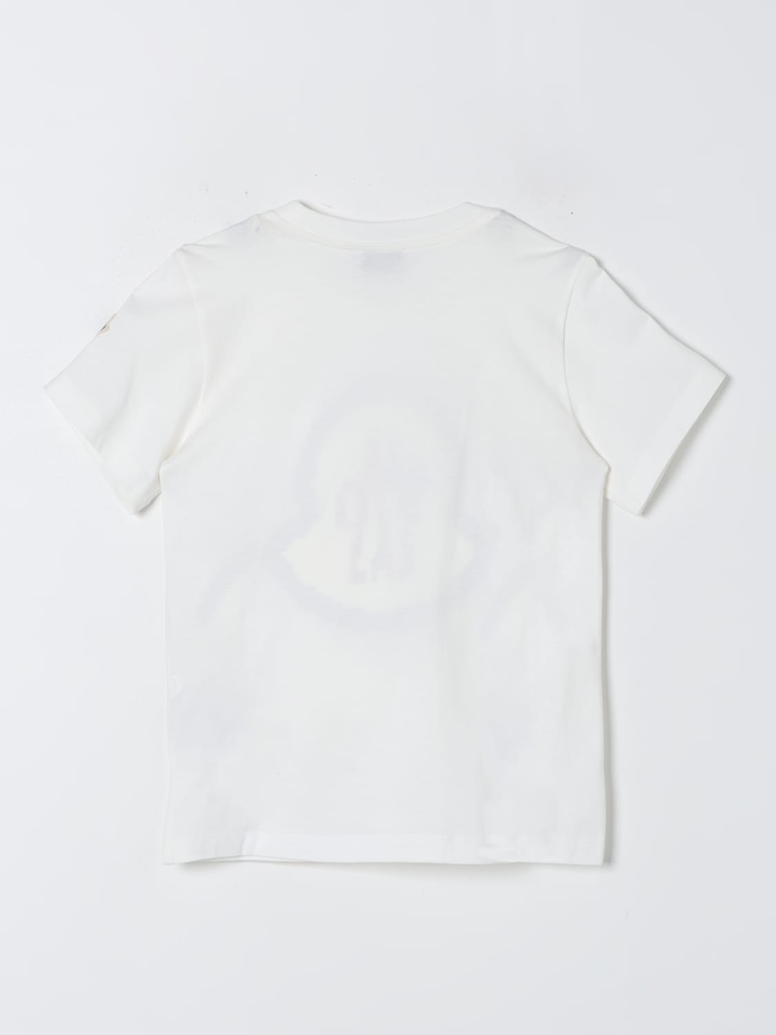 Moncler Outlet: T-shirt kids - White | 8C0000189AFV | GIGLIO.COM