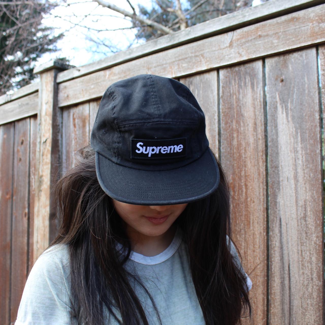 Supreme Military Camp Cap in black Never worn, new | Depop