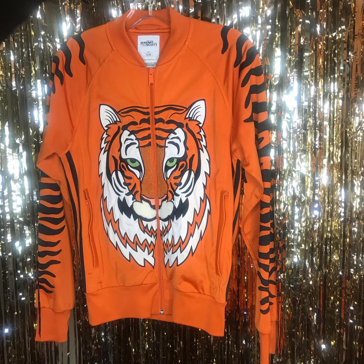 Adidas X Jeremy Scott Tiger 🐅 Track Jacket Size | Depop