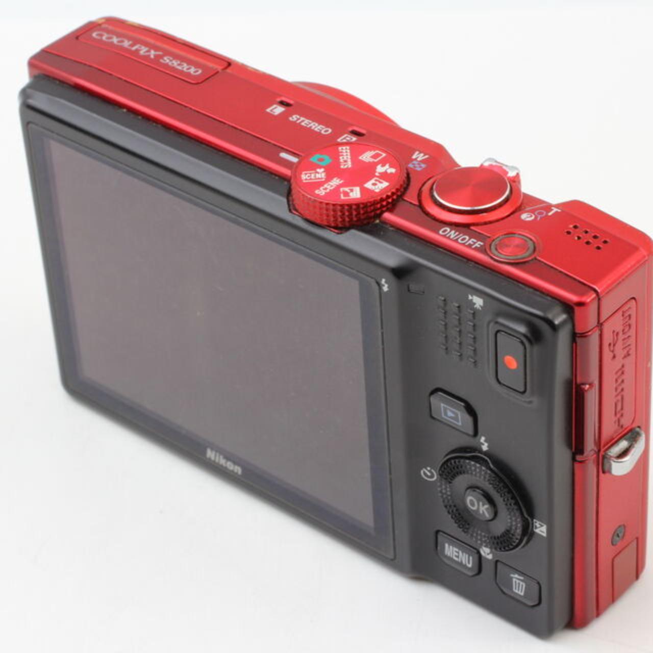 SONY Camera-and-accessories Nikon COOLPIX S8200 Red | Depop