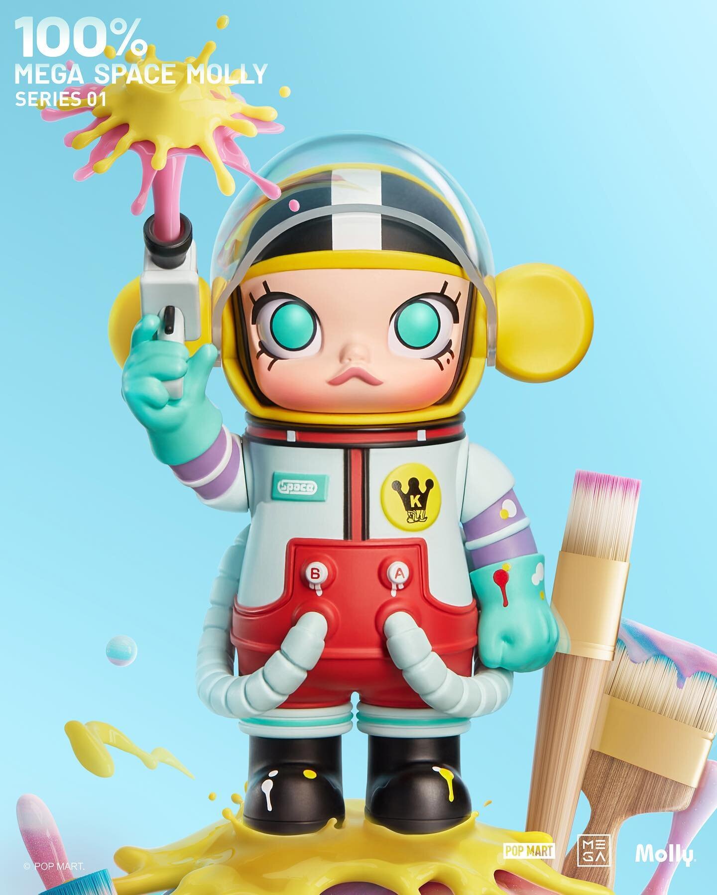 POP MART x Kenny Wong's MEGA COLLECTION 100% SPACE MOLLY Blind Box