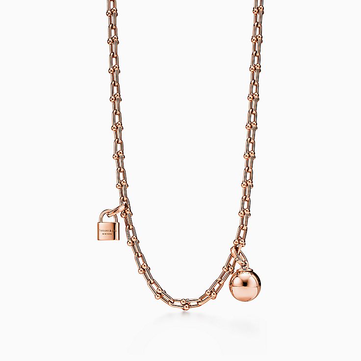 ティファニー ハードウェア シングル ラップ ネックレス ローズ