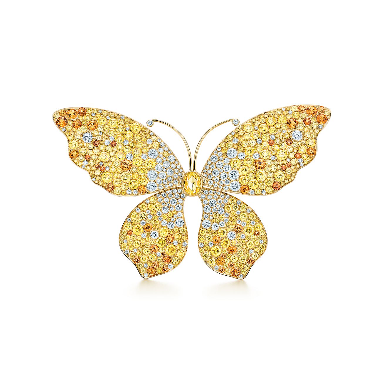 ブローチ ダイヤモンド スペサタイト 18Kゴールド | Tiffany & Co.